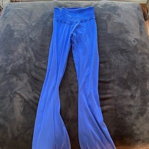 aerie smocked high waisted flares